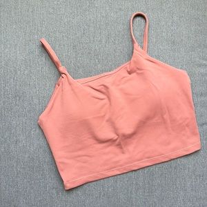 Cropped Workout Tank Top (Padded)